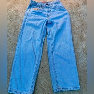 Blue Baggy Empires Jean. Worn one, just like new
